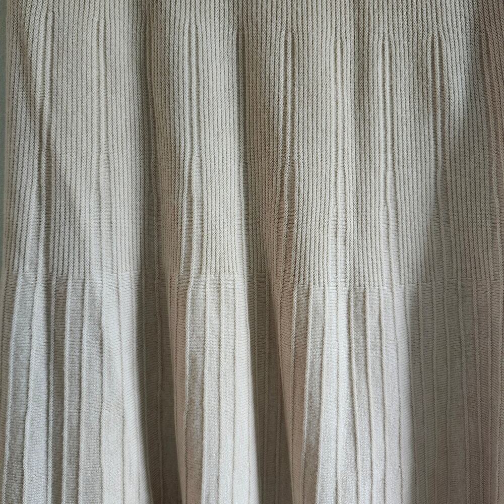 BalticBorn Carynn Knit Midi Skirt Natural Size XL - Picture 8 of 10